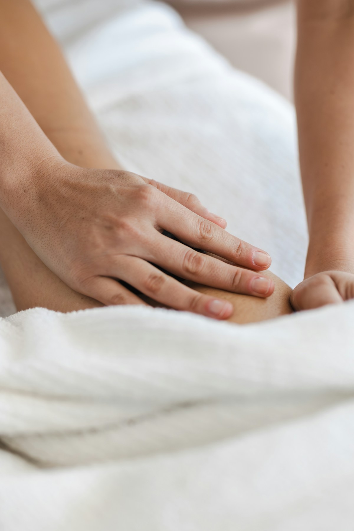 Sessão de massagem terapêutica